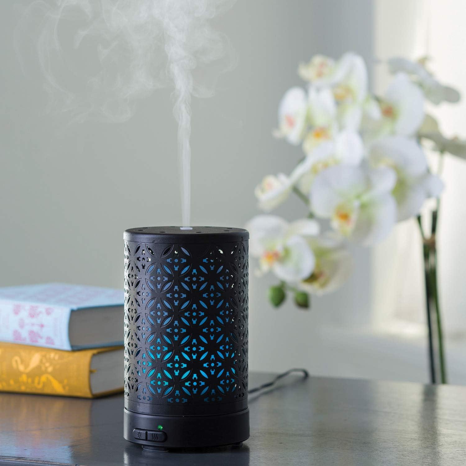 Twilight Bohemian Matte Black Metal 100mL Essential Oil Diffuser