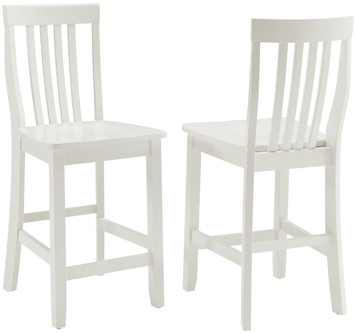 Set of 2 24" School House Counter Height Barstools - Crosley