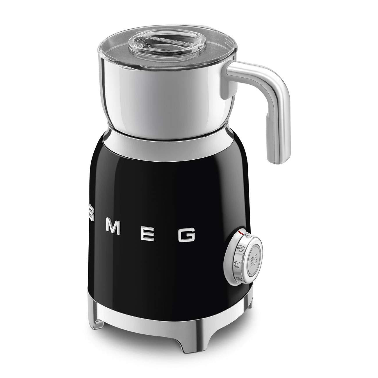 SMEG Black Retro Milk Frother