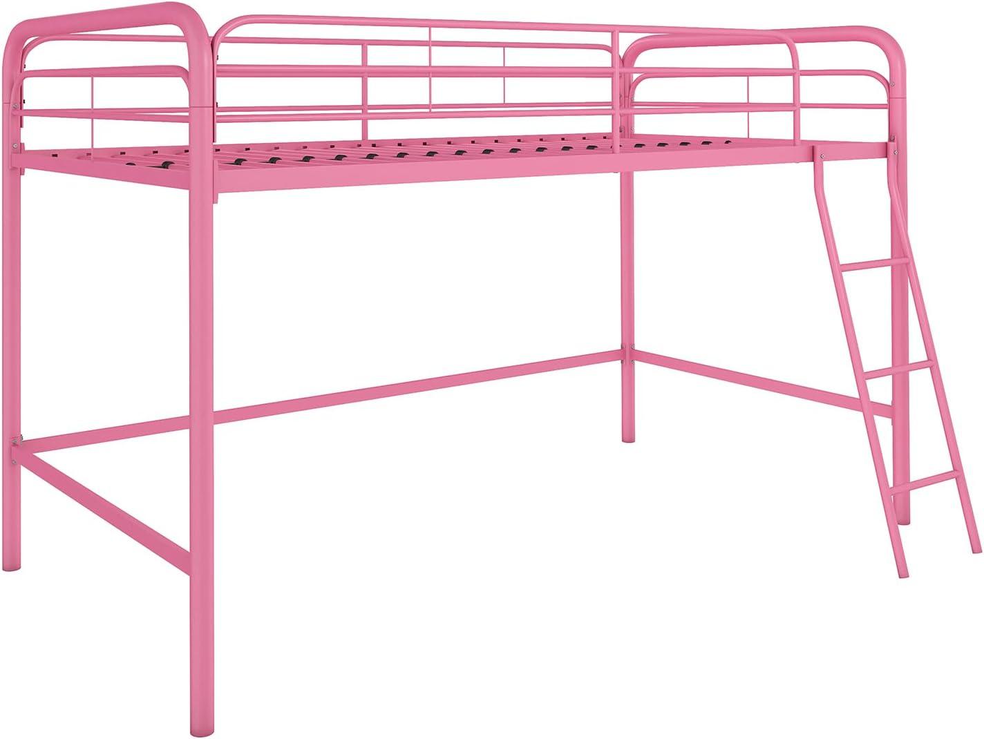 DHP Jett Junior Twin Metal Loft Bed