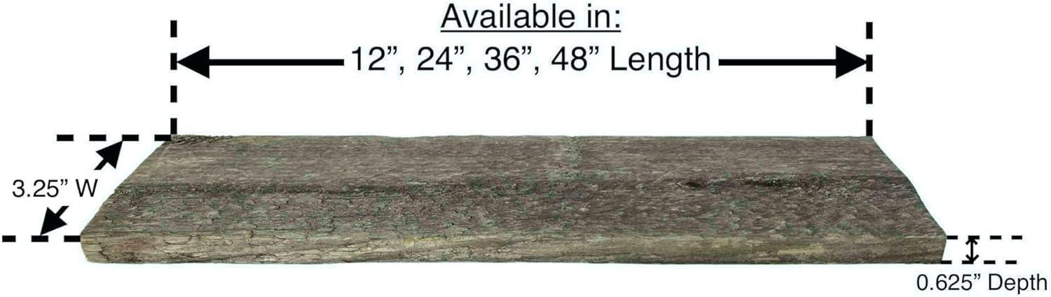 Weathered Gray 48" Reclaimed Wood DIY Plank Bundle