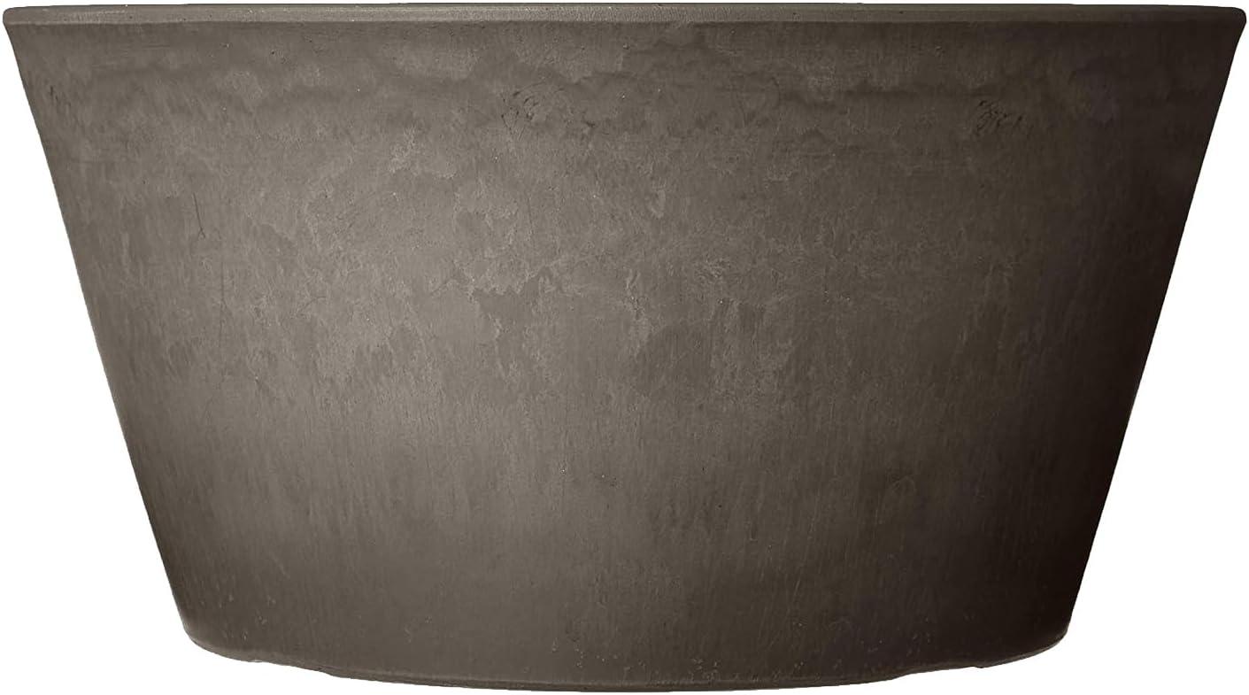 Arcadia Garden Products PSW TD25DC Sleek Bulb Pan, 10 by 5-Inch, Dark Charcoal C49