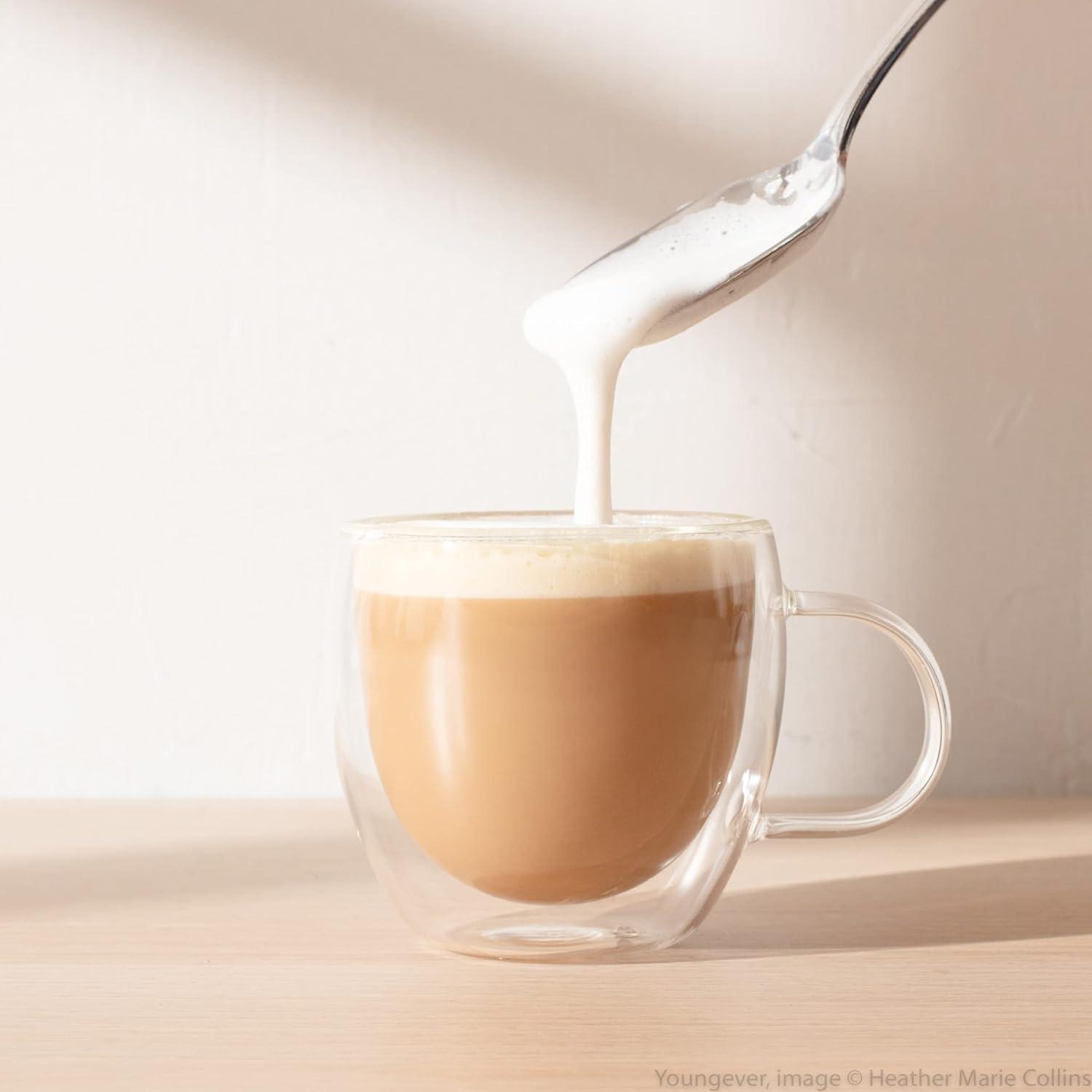2 Pack Glass Espresso Mugs, Double Wall Thermo Insulated Glass Coffee Cups, Glass Coffee Mugs, 5.5 Ounce - Tall YE949.588