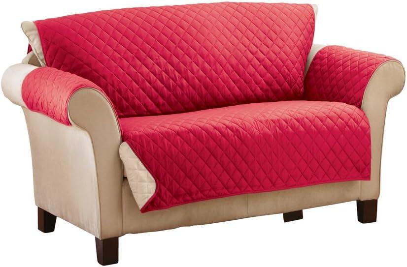 Collections Etc Reversible Quilted Furniture Protector Cover