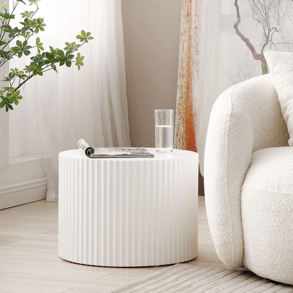 Hokku Designs Blayne 23.62" Round Nesting Coffee Table (2-Pieces)