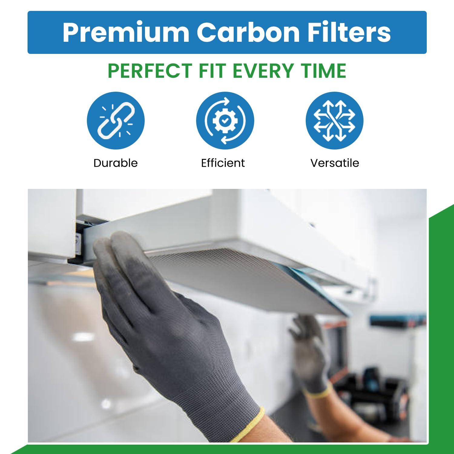 Replacement Carbon Filters Compatible With Broan: 99010308 BPSF30 QS WS GE: WB02X10707 (2-Pack)