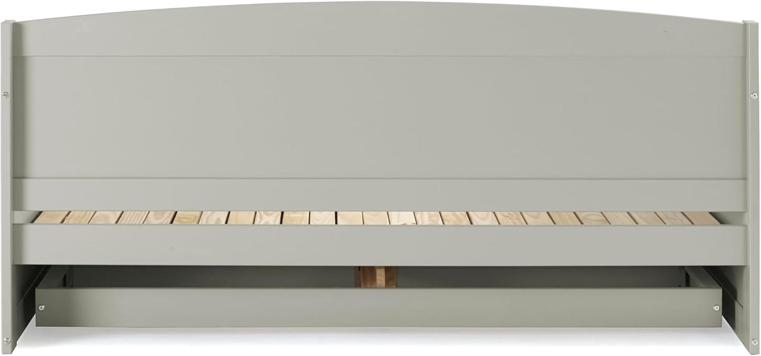 Alaterre Furniture King Harmony Kids' Daybed with Conversion Dove Gray