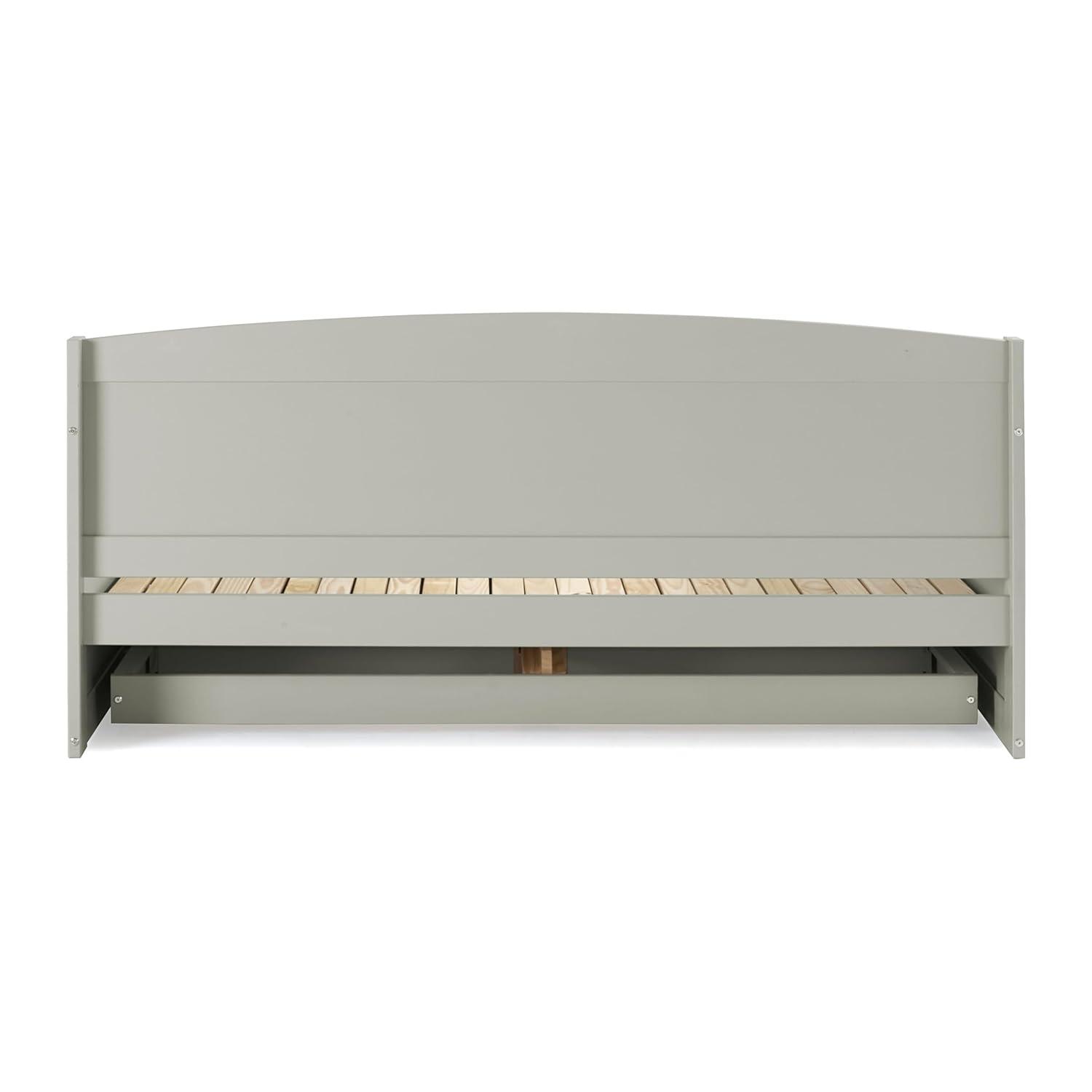 Alaterre Furniture King Harmony Kids' Daybed with Conversion Dove Gray