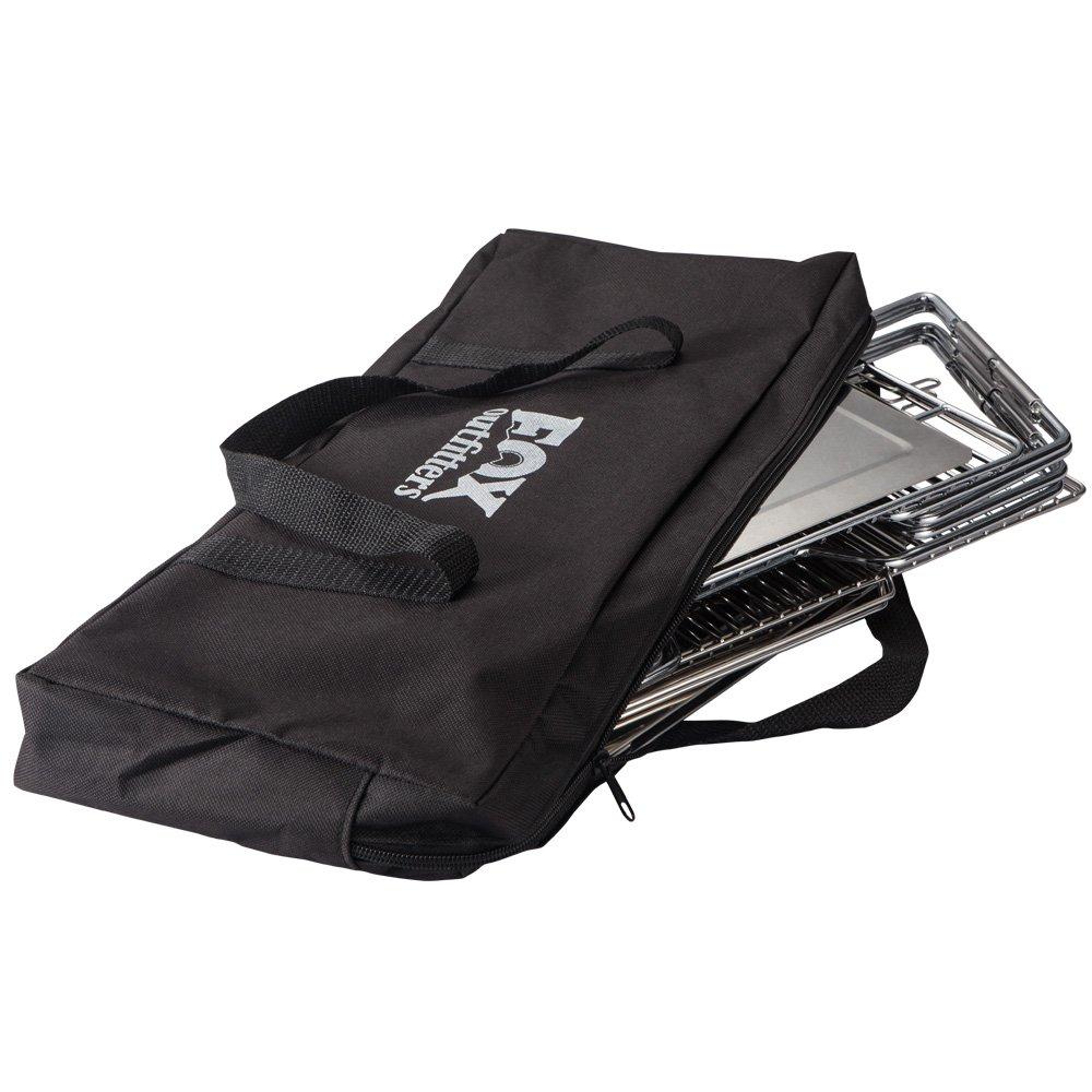 Quick Grill Large: Portable Camping Charcoal Grill with Carrying Bag for Backpacking / 304 Stainless Steel Grill/Outdoor Stove Burner/Hiking Travel Picnic BBQ