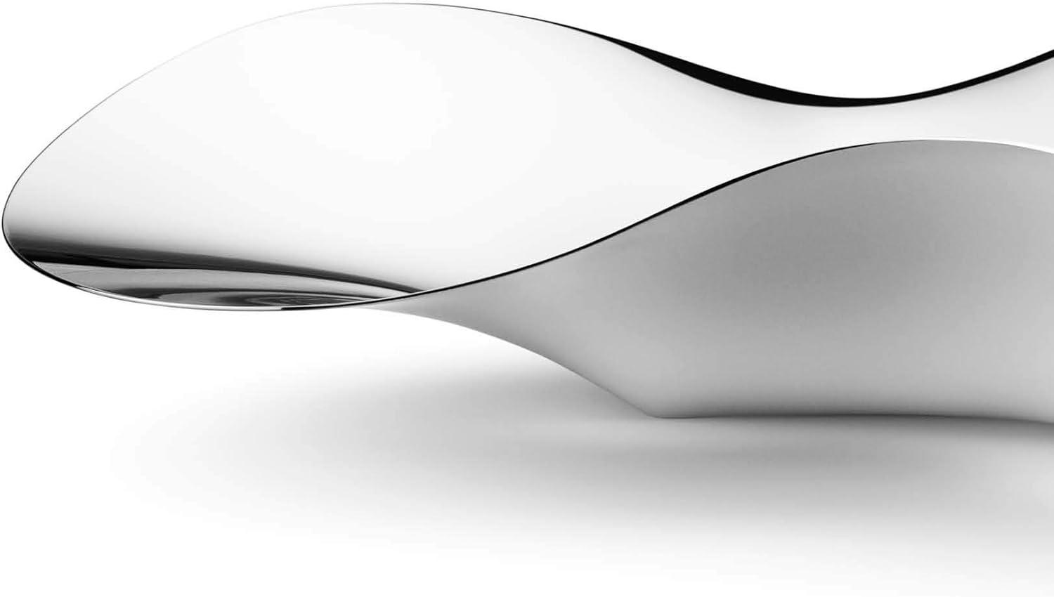Elegance Mirror-Polished Stainless Steel Fruit Bowl