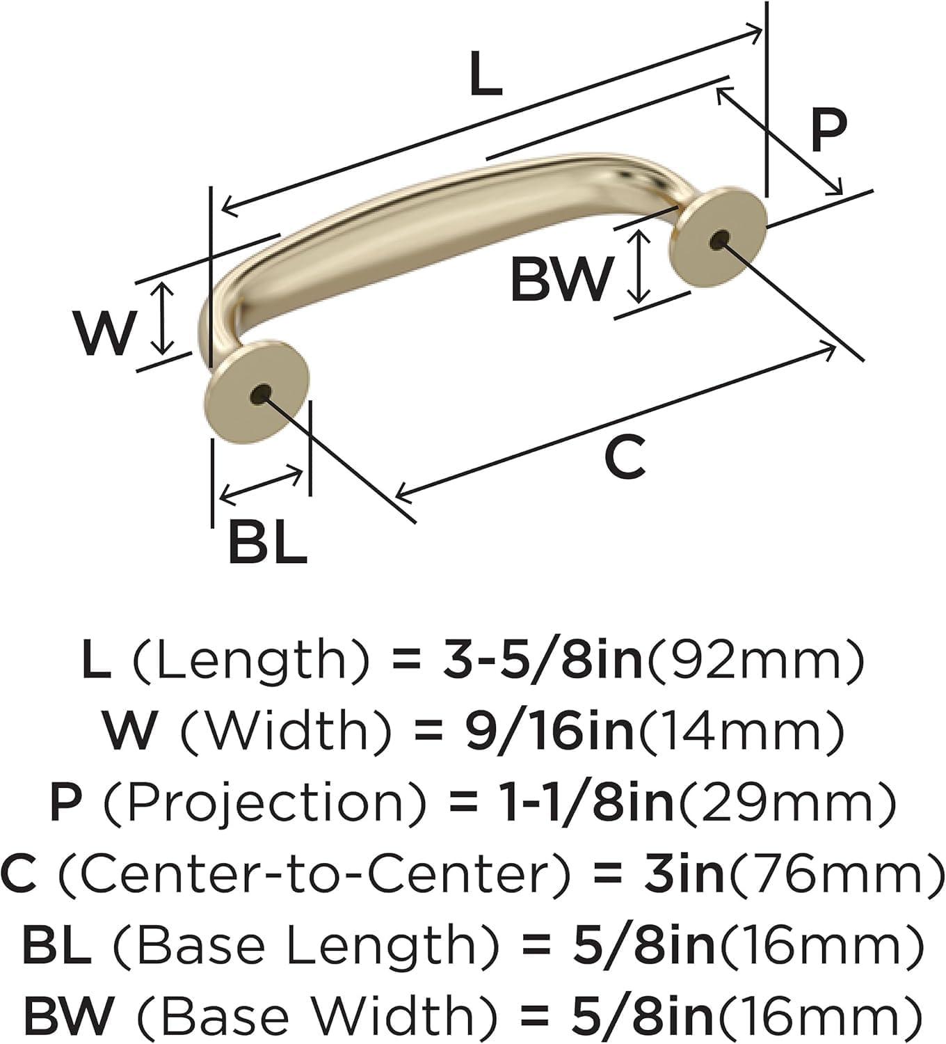 Renown 3 inch (76mm) Center-to-Center