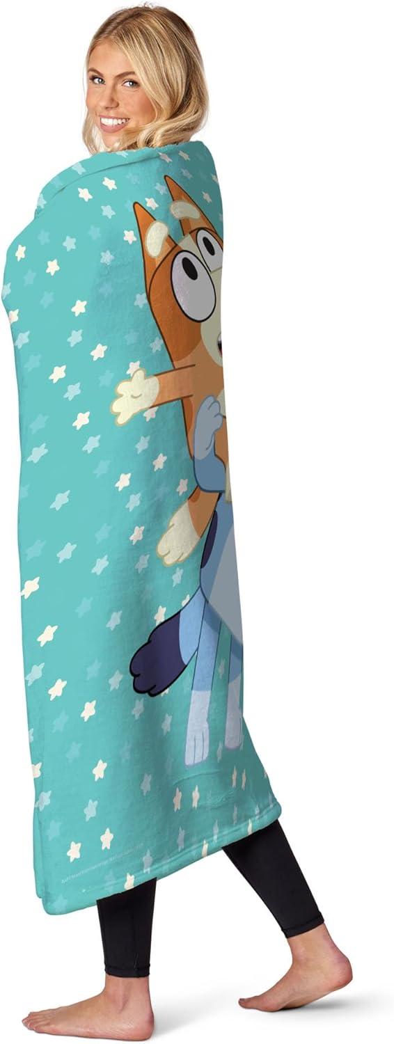 Northwest Bluey Big Play Silk Touch Throw Blanket, Ultra-Soft Character Throw, Cozy Plush TV Blanket, 50x60 Inches