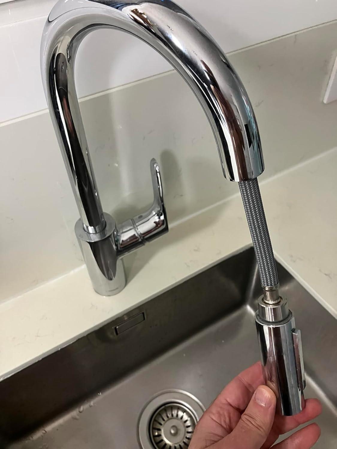 88624000 Kitchen Faucet Hose Replacement Part for Hansgrohe Pull Down Spray Hose 95507000 95506000, 59-inch Length by Awelife