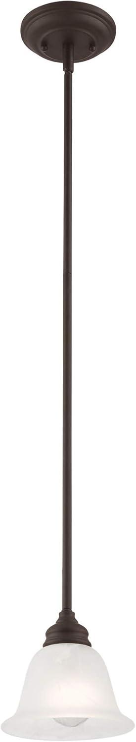 Livex Lighting Essex 1 - Light Pendant in  Brushed Nickel