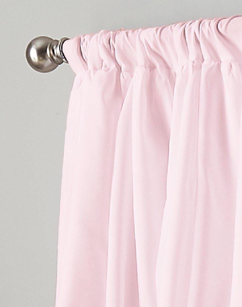 Red Barrel Studio® Flounced Solid Color Semi-Sheer Rod Pocket Single Curtain Panel