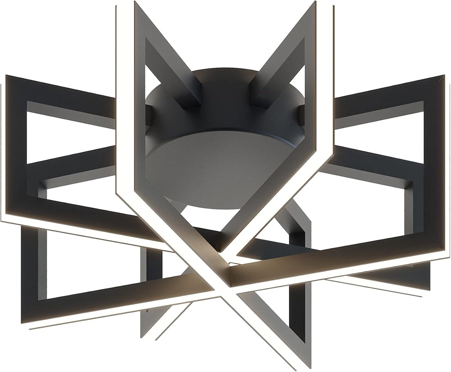 Satin Nickel 13'' Modern LED Flush Mount Ceiling Light