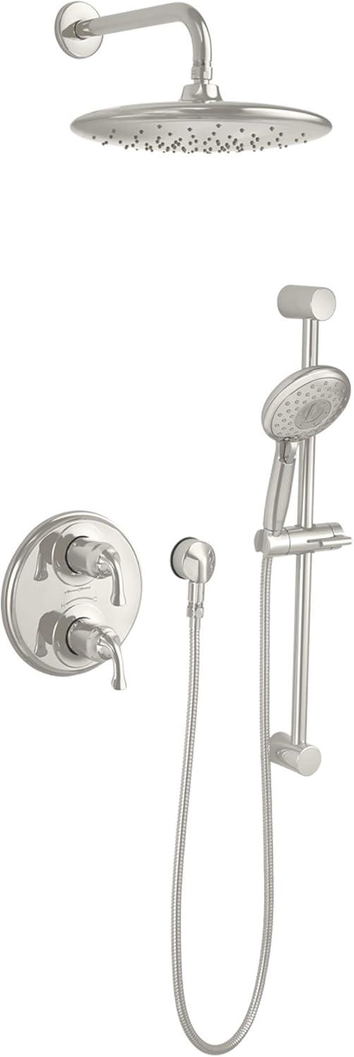 Polished Nickel Large Round Rain Shower Head