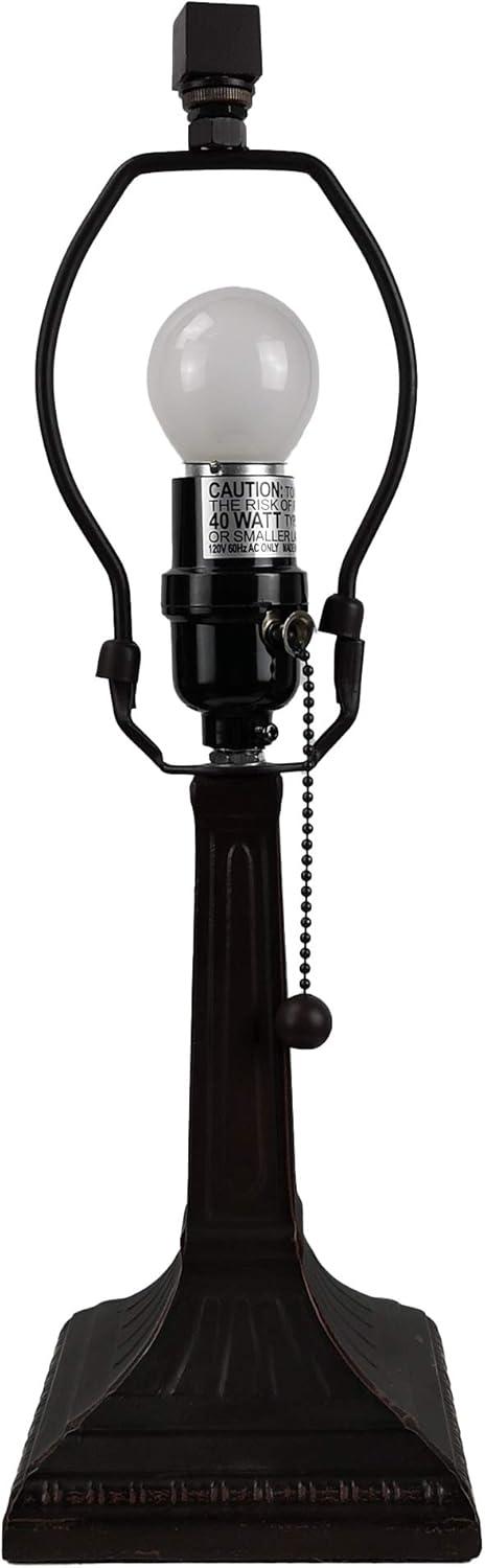 Tiffany Style Mission Mini Table Lamp - 15" Tall