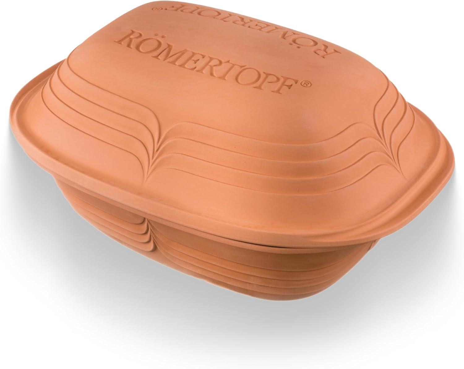 Romertopf 3.2 qt Terracotta Non-Stick Clay Roaster