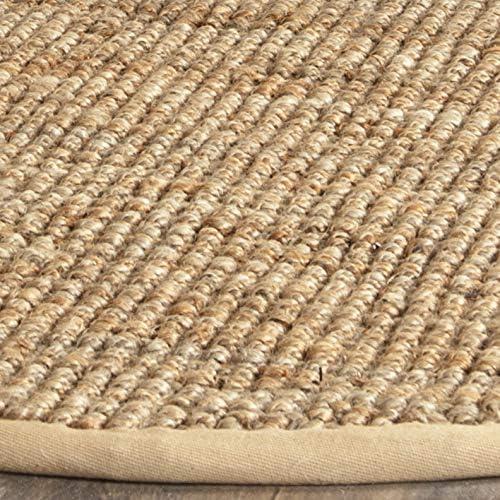 Natural Fiber NF747 Hand Woven Indoor Area Rug - Natural - 9' Round - Safavieh.