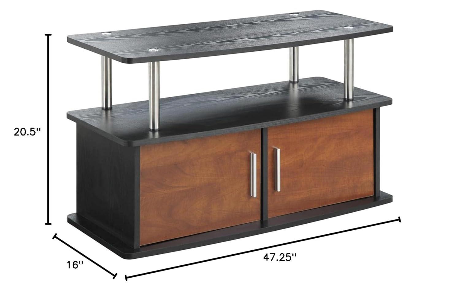 Convenience Concepts Designs2Go Deluxe 2 Door TV Stand with Cabinets