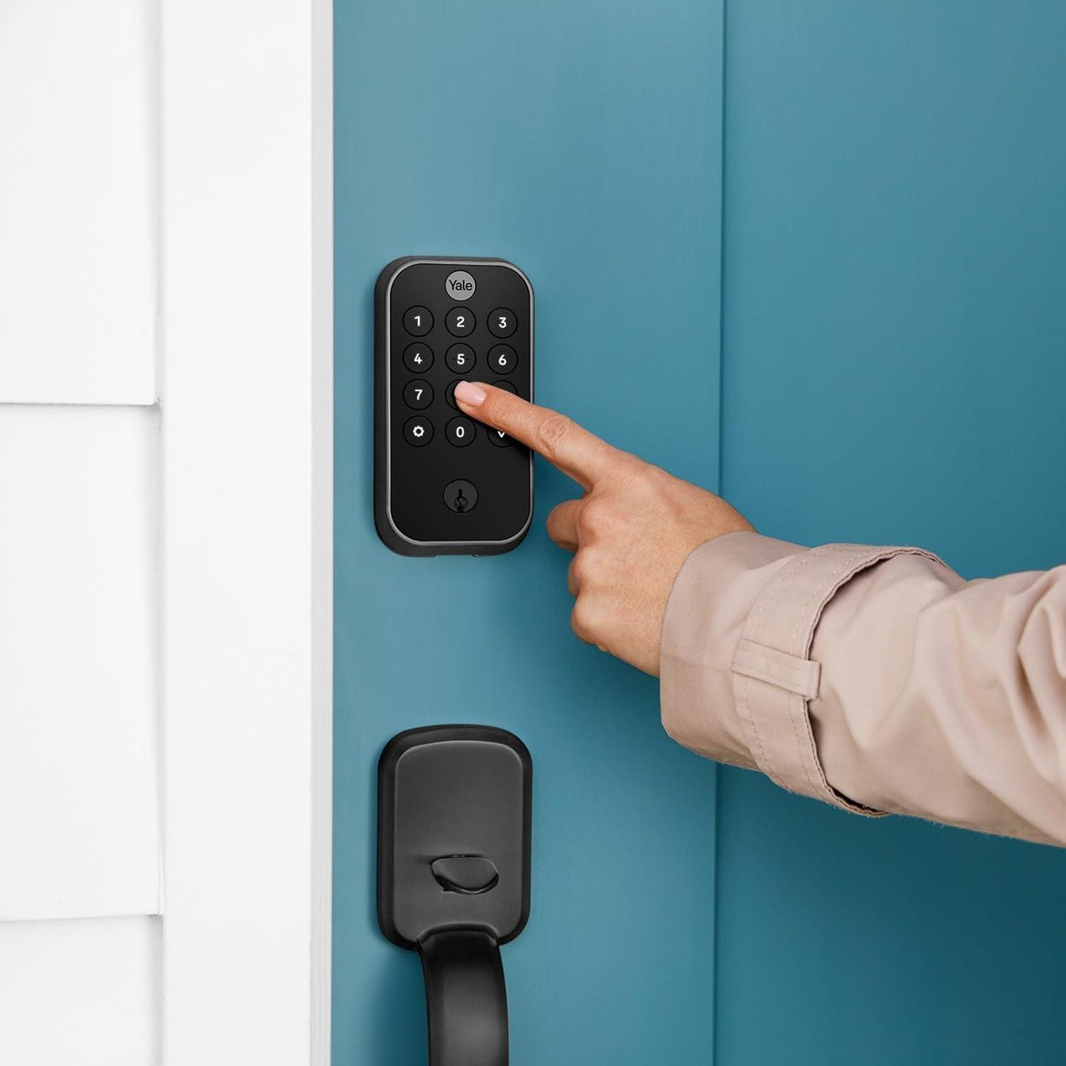 Yale Assure Lock 2 Keypad with Wi-Fi in Black Suede