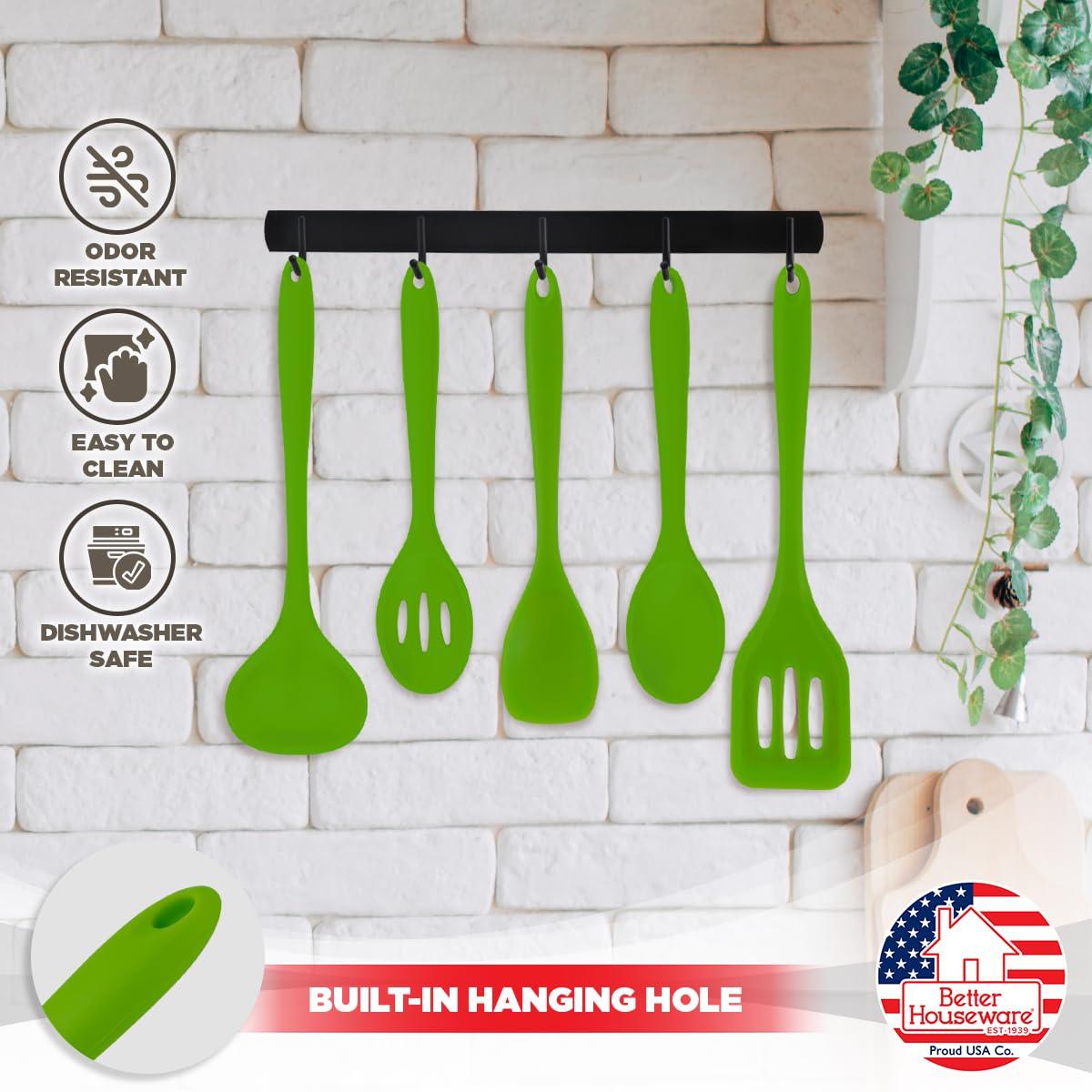 Chef Smart 5 Piece Multi-function Silicone Kitchenware Set Lime