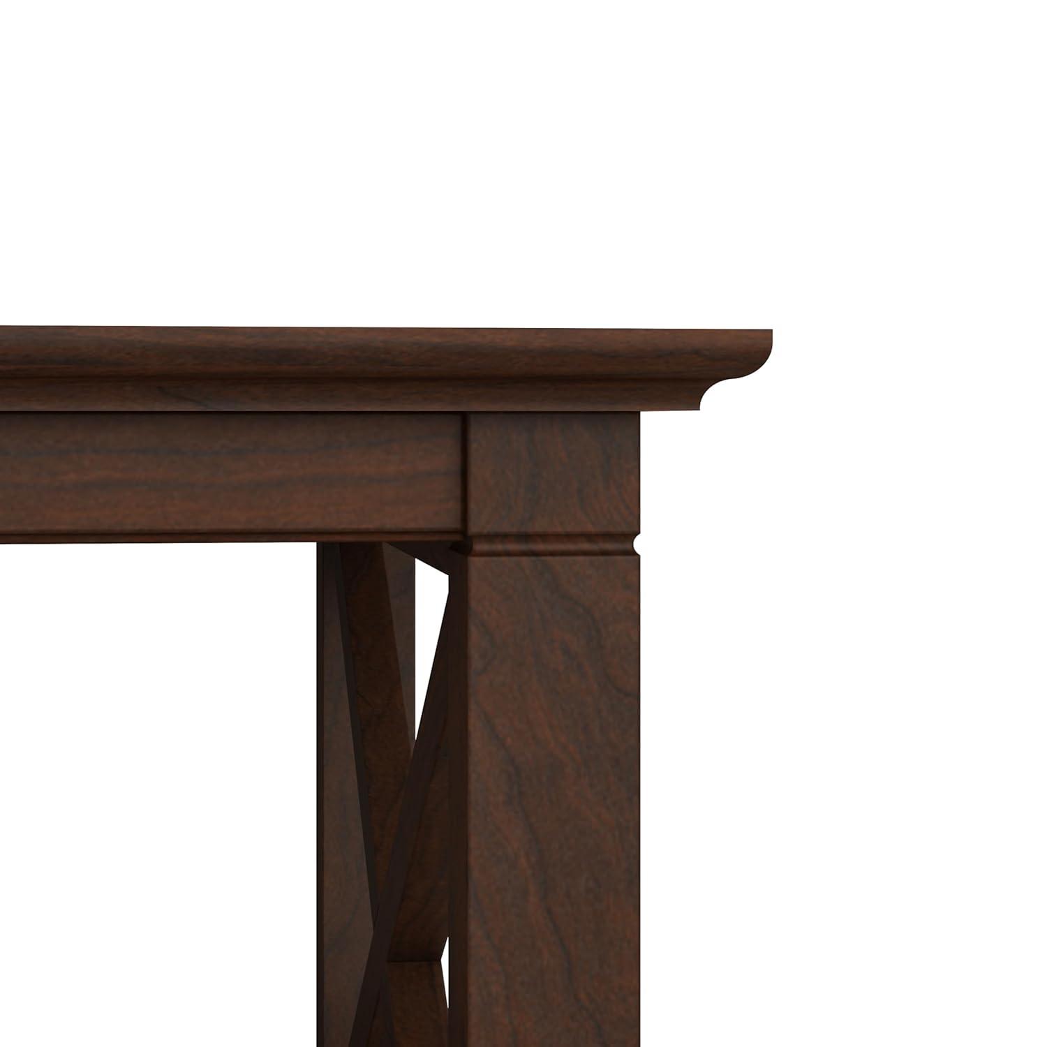 Key West Small 2 Shelf Bookcase in Bing Cherry - Engineered Wood