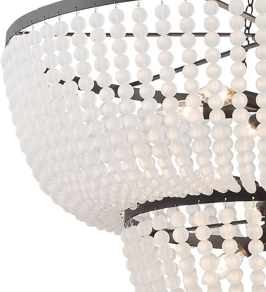 Crystorama Lighting Rylee 12 - Light Chandelier in  Matte Black
