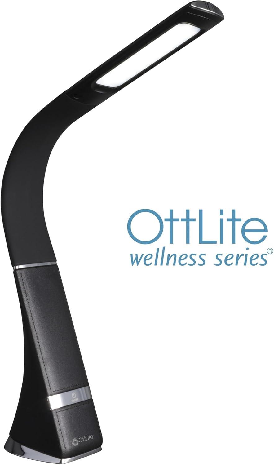 OttLite OttLite Wellness Recharge LED Desk LampPortable, Dimmable & Flexible Gooseneck, Rechargeable Battery