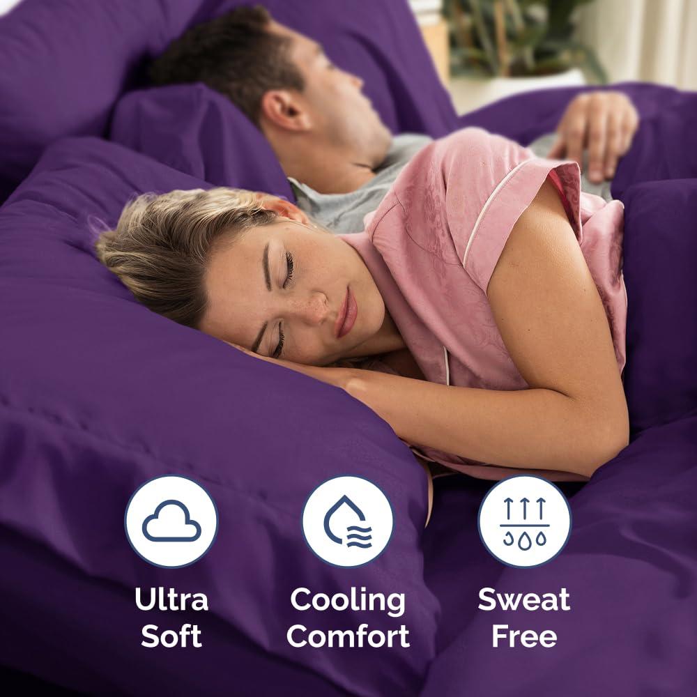 CGK Linens 6 Piece Extra Deep Pocket Ultra Soft & Cooling Sheet Set