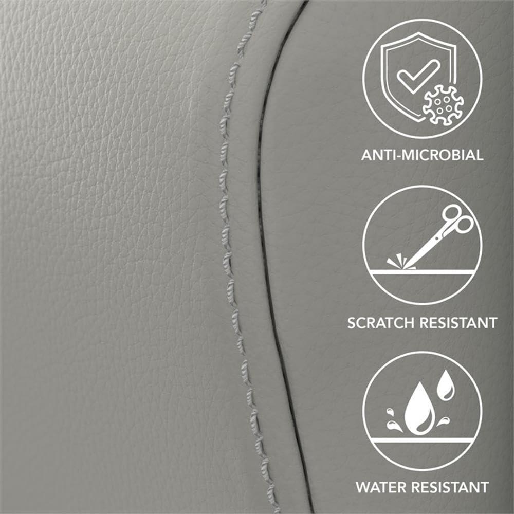 Bush Business Arrive Bariatric Waiting Room Guest Chair in Light Gray Vinyl