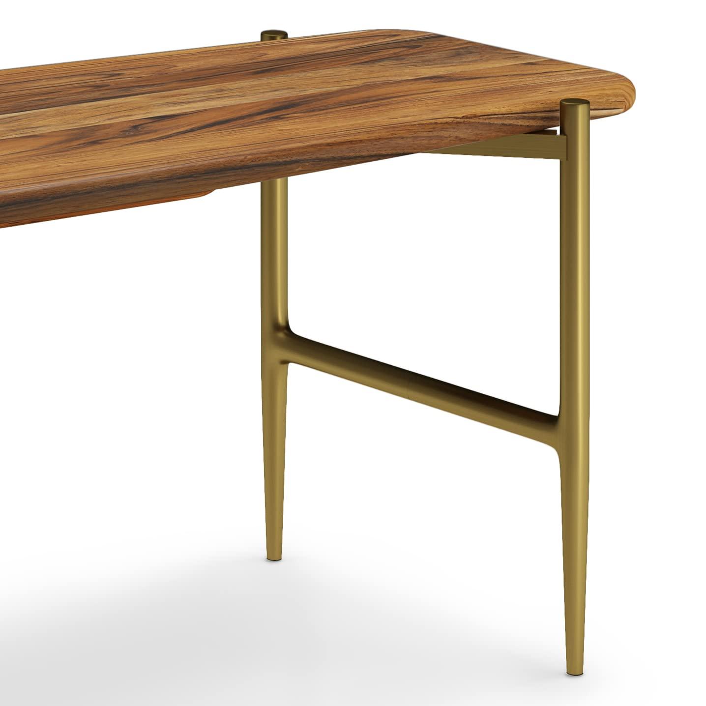 Simpli Home Solid Wood Bench