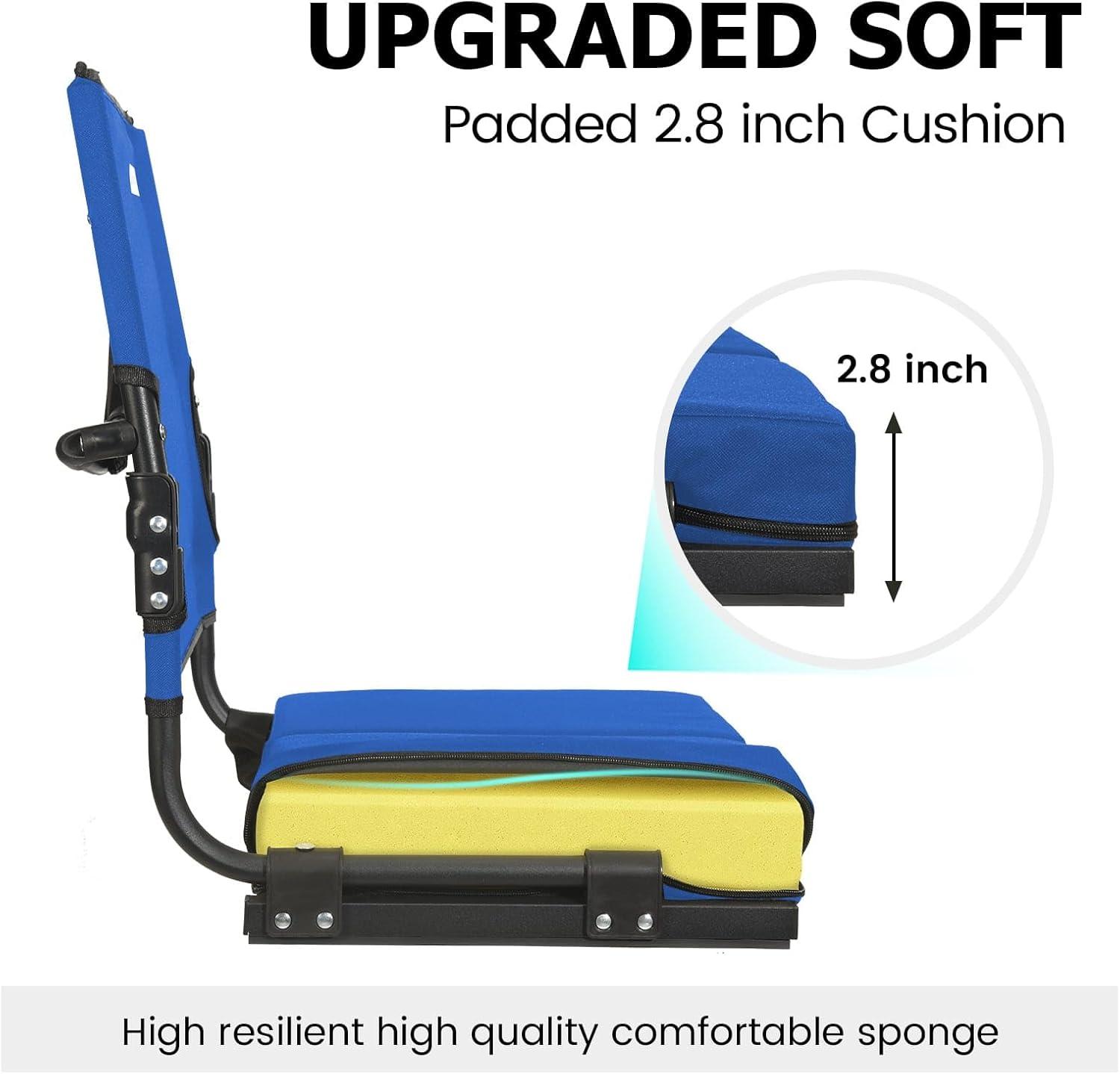 Folding Stadium Seat with Cushions
