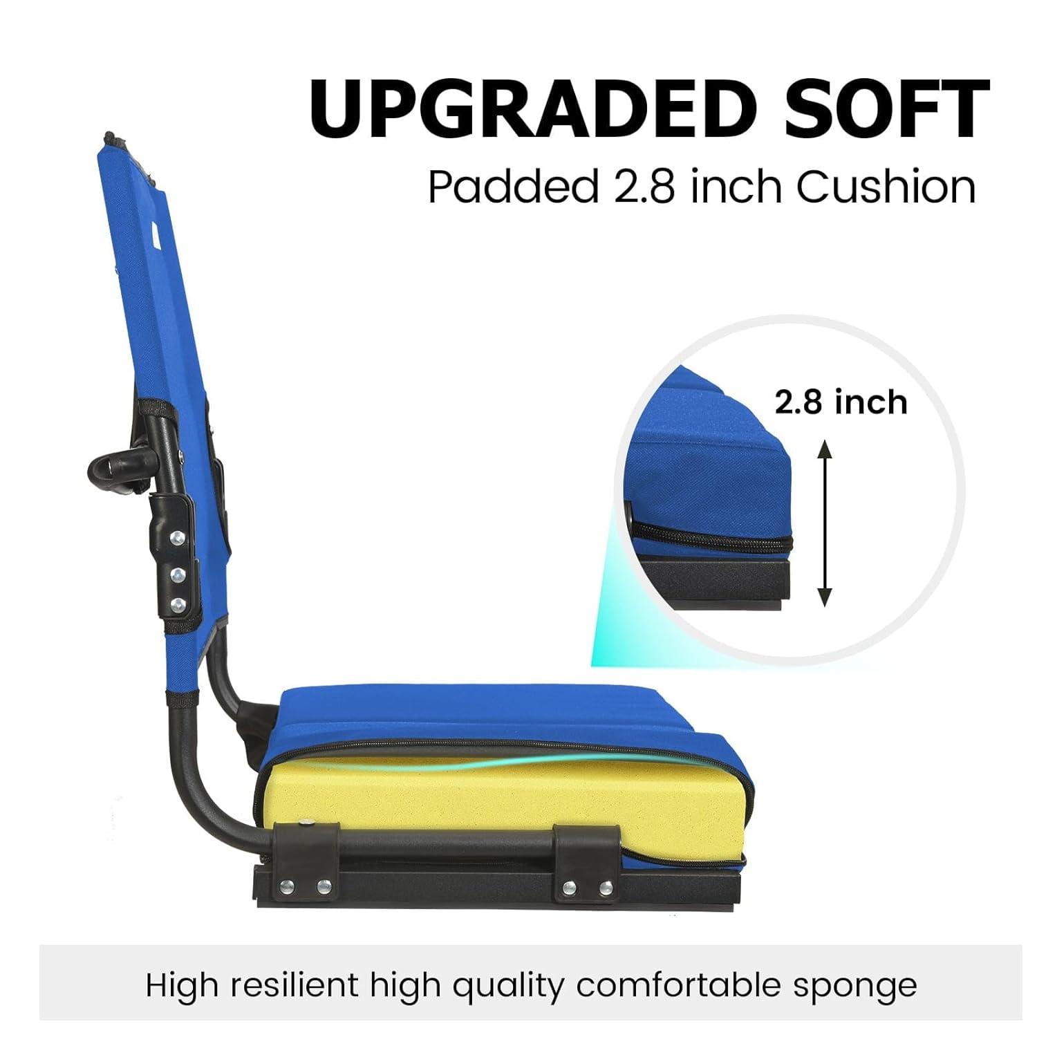 Folding Stadium Seat with Cushions