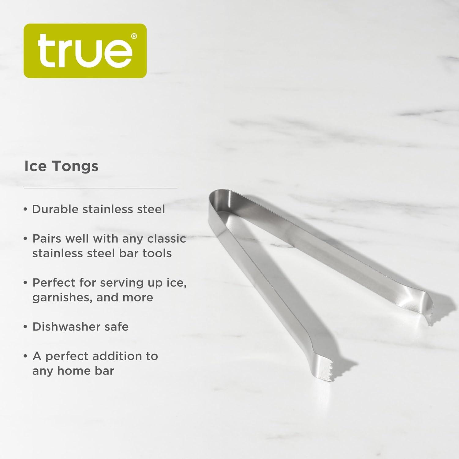 6-Inch Stainless Steel Ice and Serving Tongs