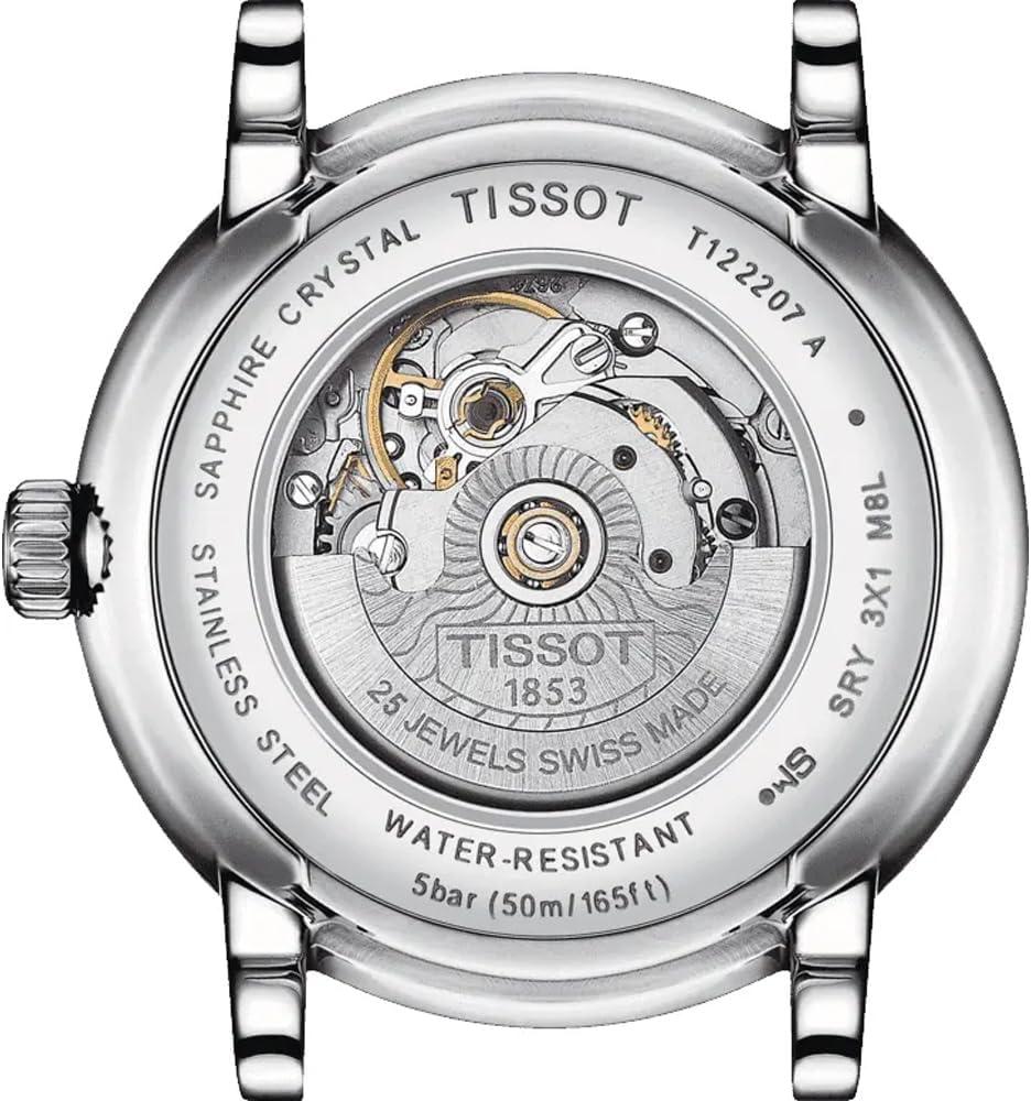 Tissot T-Classic Automatic Silver Dial Ladies Watch T122.207.11.033.00