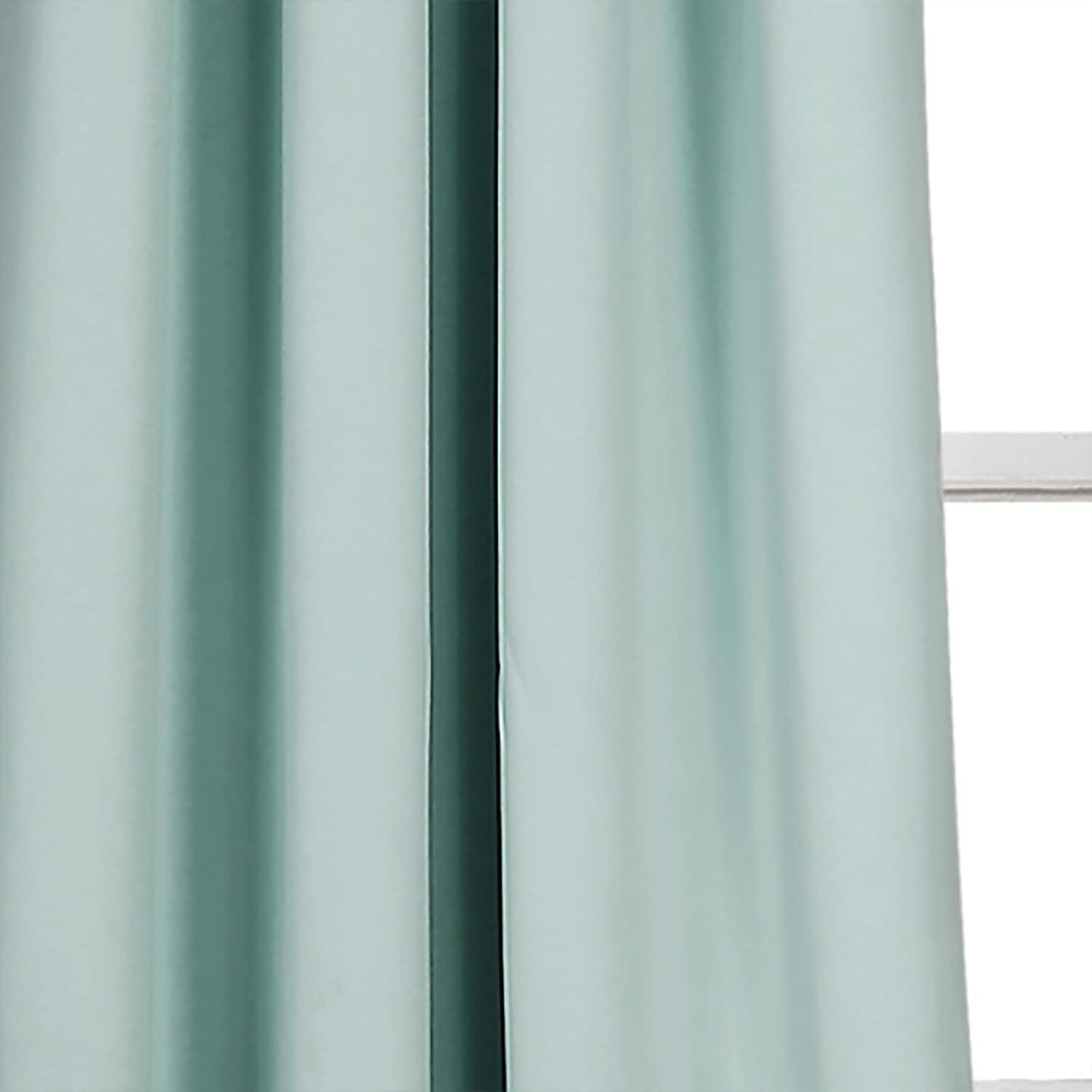 Insulated Polyester Blackout Curtain Pair