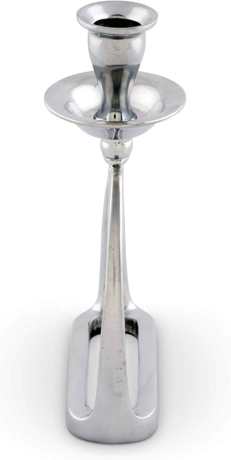Arthur Court Designs Equestrian 8'' H Metal Tabletop Candlestick