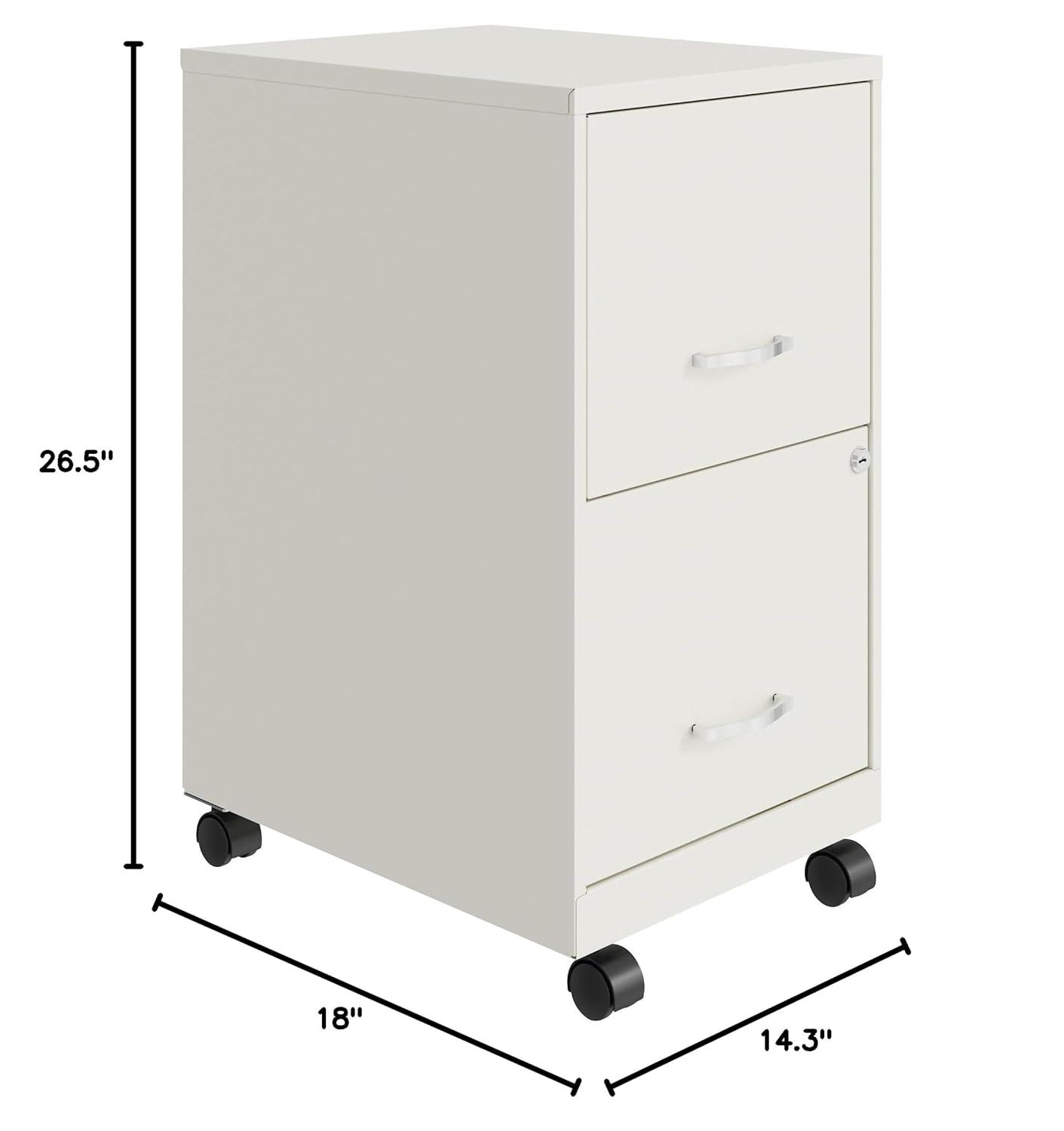 Inbox Zero Onetta Mobile 2-Drawer File Cabinet