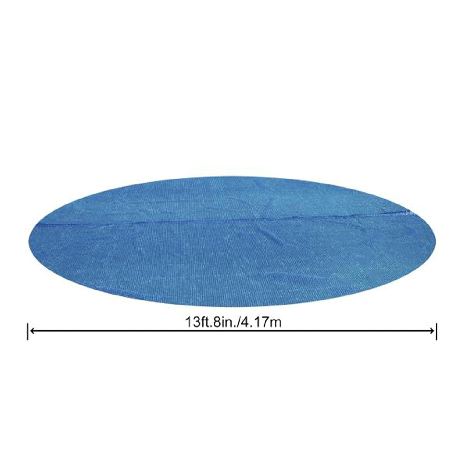 Bestway Bestway Flowclear 14 Feet Round Above Ground Pool Solar Pool Cover Only, Blue