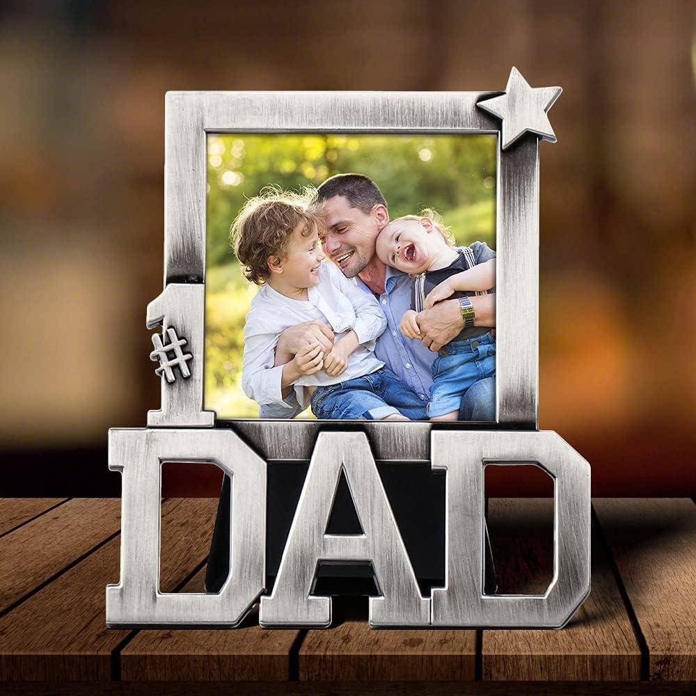 LASODY Dad Picture Frame-Dad gifts,Dad Gifts From Daughter,Dad Birthday Gifts 3x3 inch