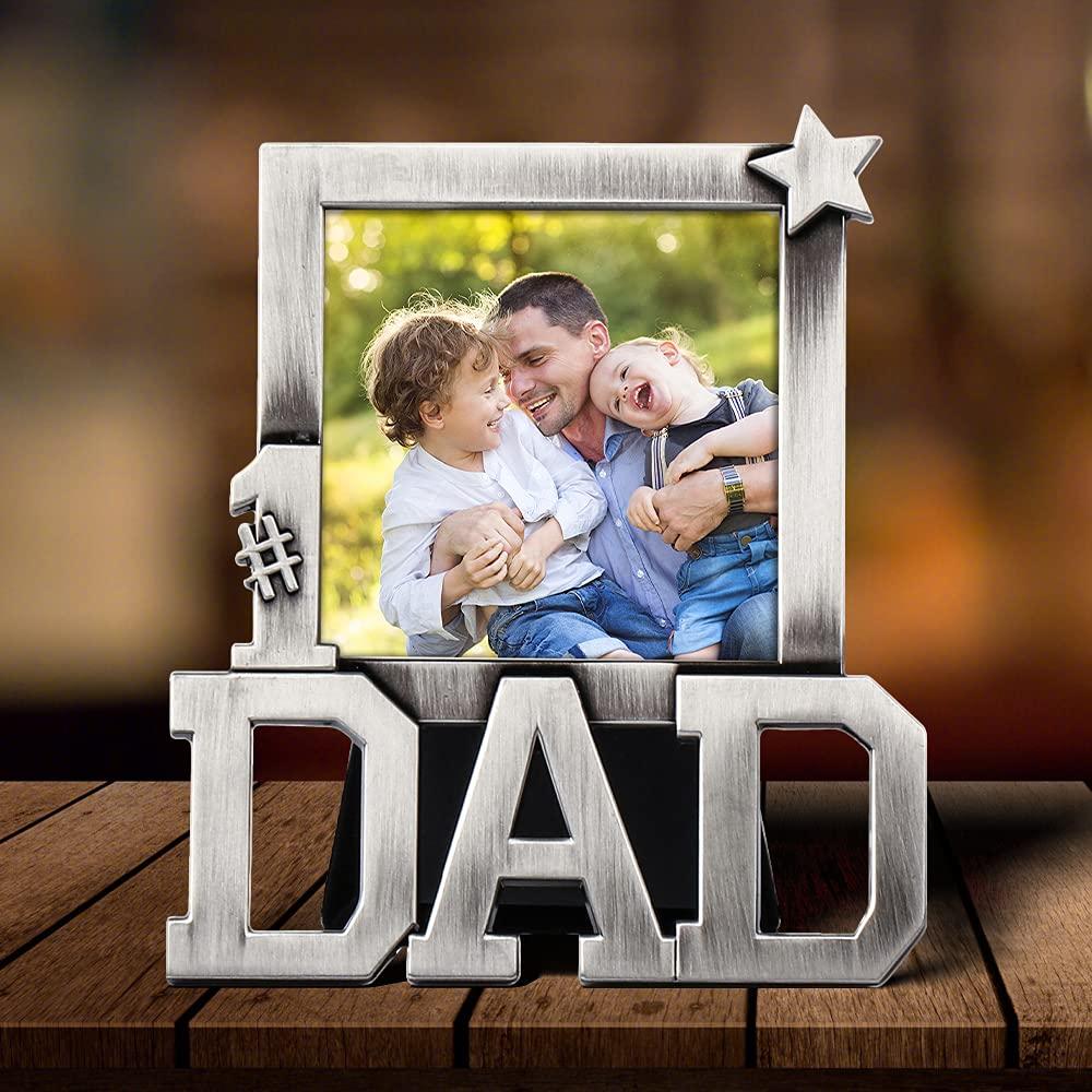 LASODY Dad Picture Frame-Dad gifts,Dad Gifts From Daughter,Dad Birthday Gifts 3x3 inch