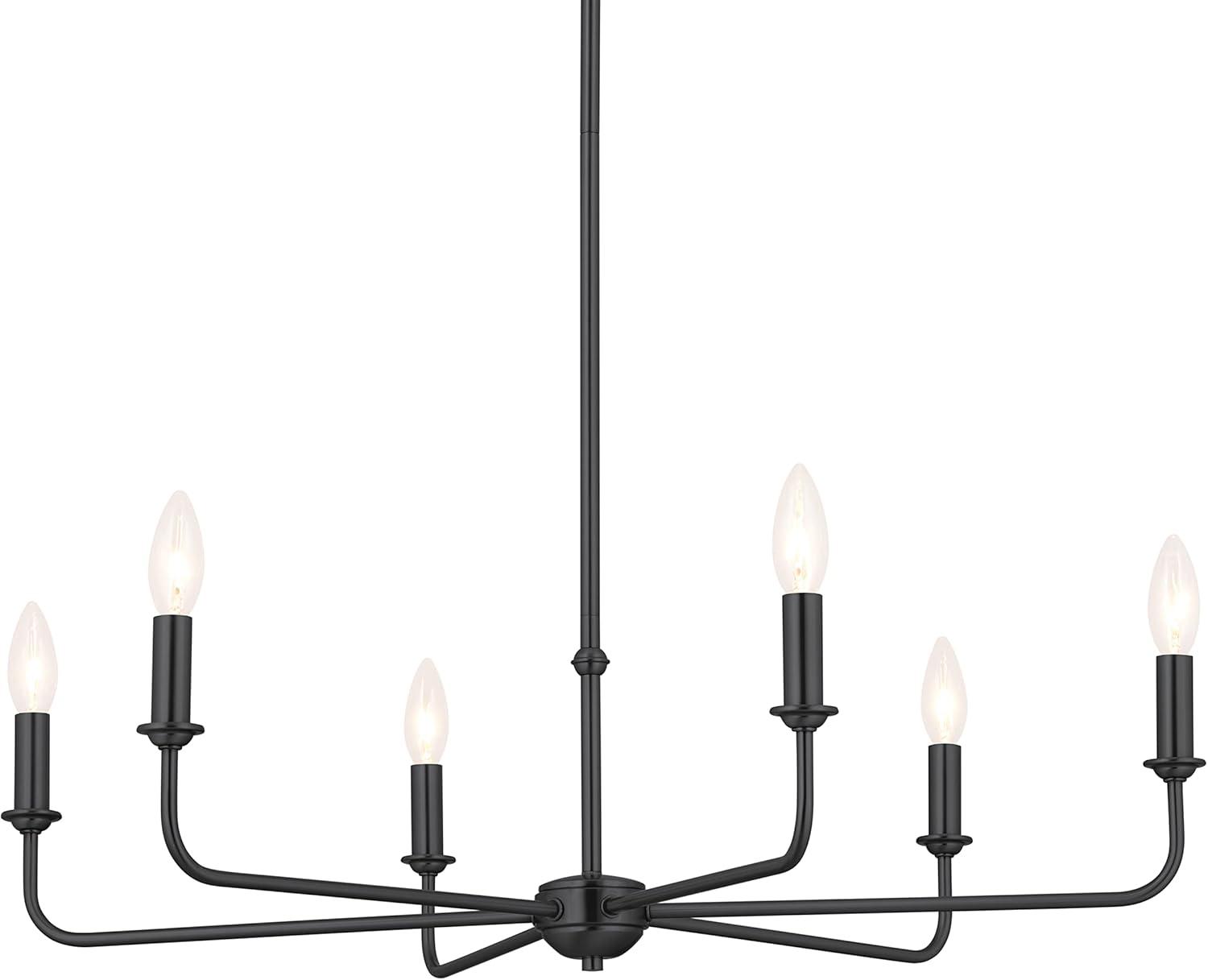 6 - Light Dimmable Classic / Traditional Chandelier