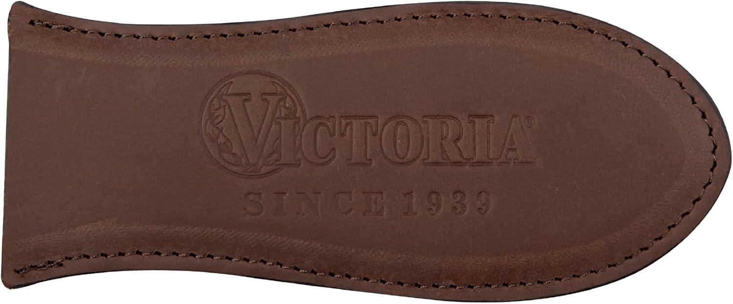 Victoria Small Brown Leather Hot Handle Holder