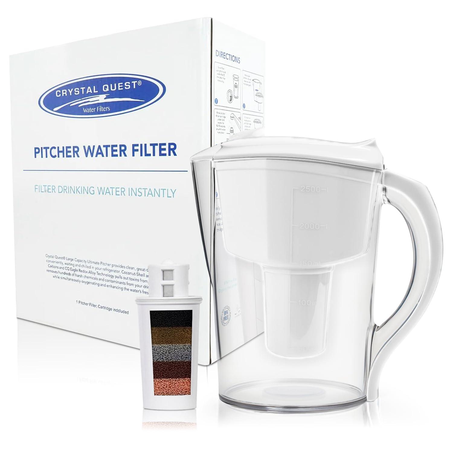 Water Pitcher Filter System Clear SMART + Fluoride Removal