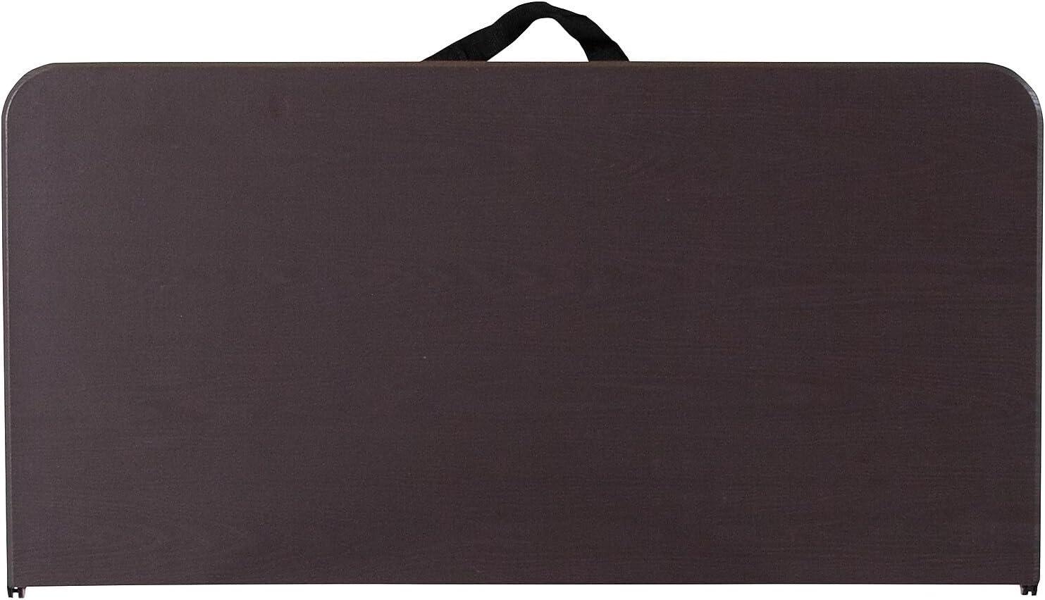 Noah 2.83' Square Plastic Folding Event Table with Carrying Handle by Flash Furniture