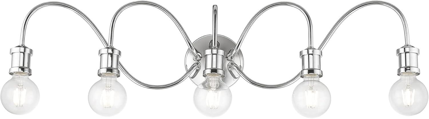 Livex Lighting Lansdale 5 - Light Vanity in  Polished Chrome