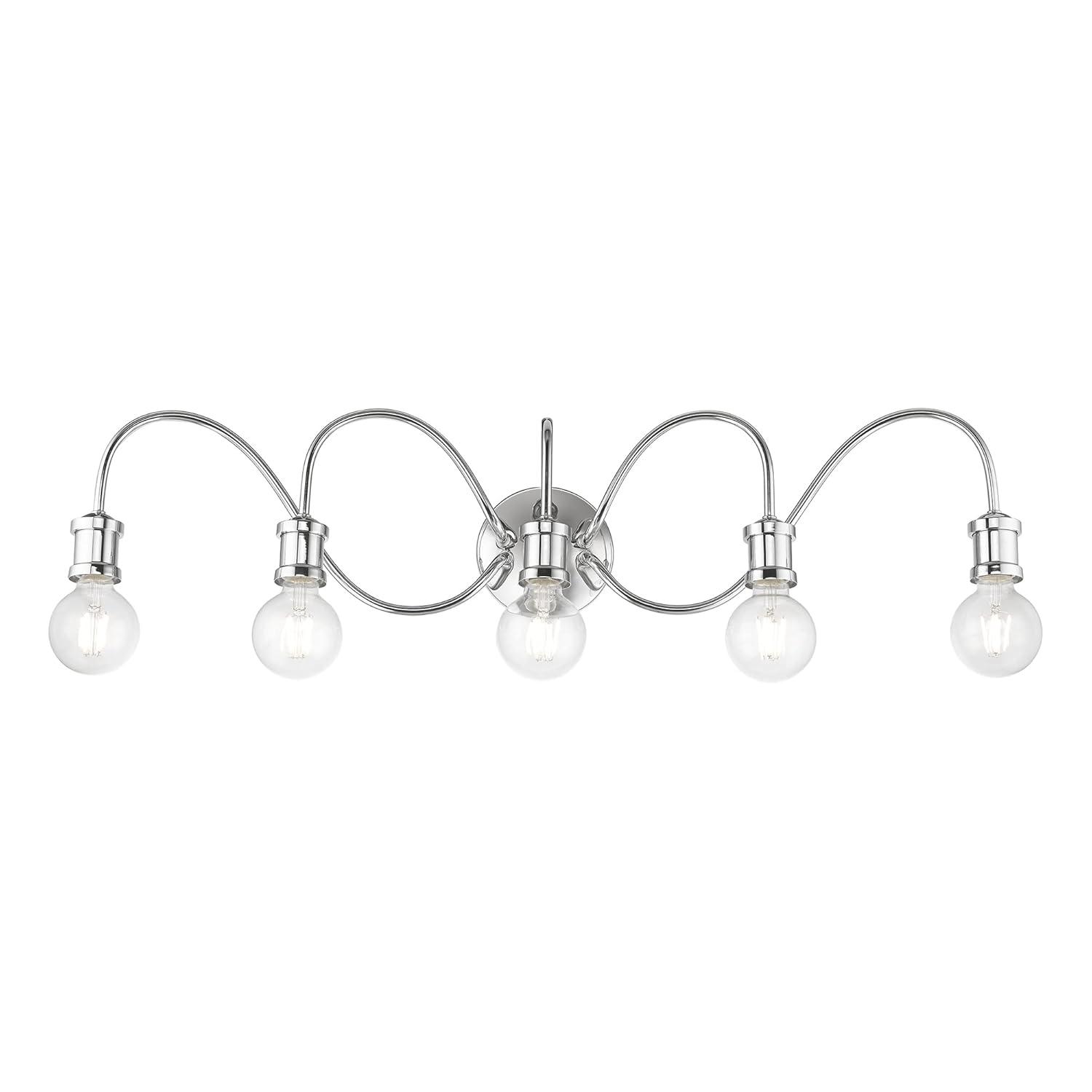 Livex Lighting Lansdale 5 - Light Vanity in  Polished Chrome