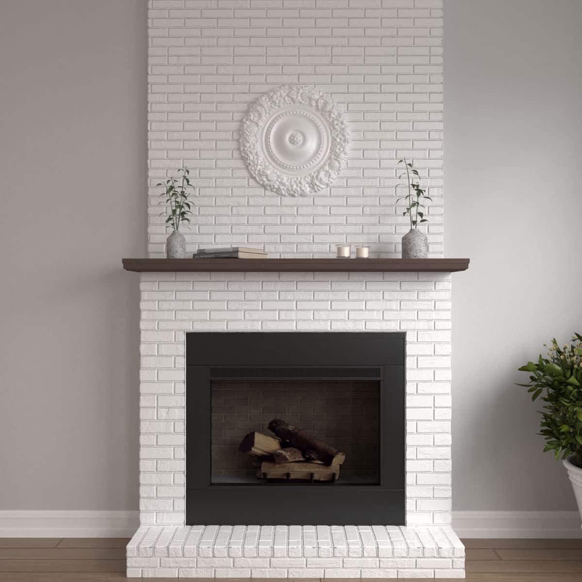 Ekena Millwork 21"OD x 2"P Marseille Ceiling Medallion (Fits Canopies up to 7 3/8")